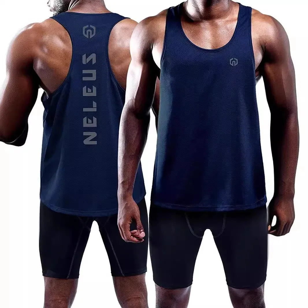 2PCS Adult Men Women Running Outdoor Shirts Tight Gym Tank Top Fitness Sleeveless T-shirts Sport Exercise Basketball Vest Clothe