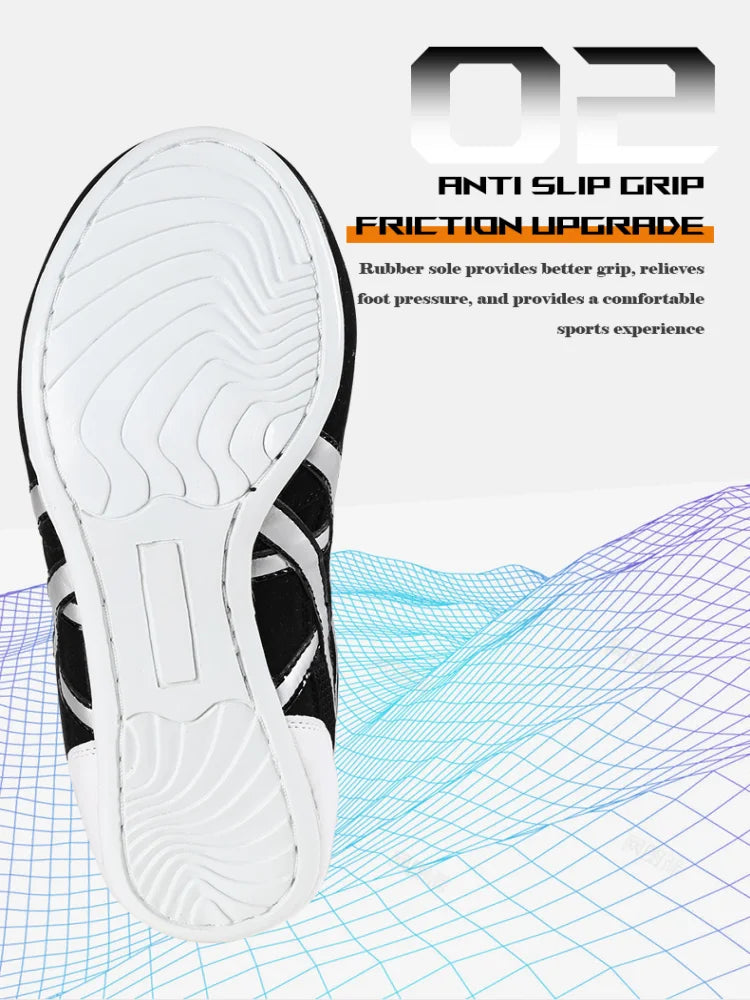 Professional Unisex Boxing Shoes Breathable Wear-Resistant Non-Slip Wrestling Shoes Fighting Sneakers Gym Training Footwear