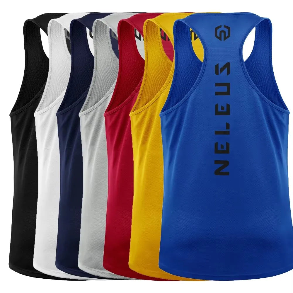 2PCS Adult Men Women Running Outdoor Shirts Tight Gym Tank Top Fitness Sleeveless T-shirts Sport Exercise Basketball Vest Clothe