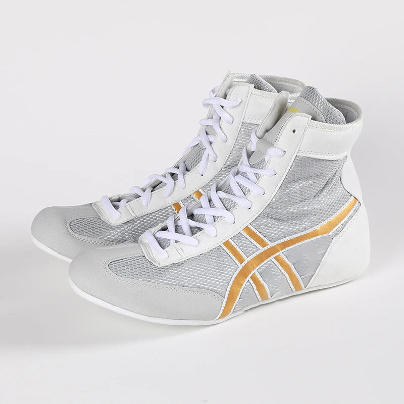 Professional Unisex Boxing Shoes Breathable Wear-Resistant Non-Slip Wrestling Shoes Fighting Sneakers Gym Training Footwear