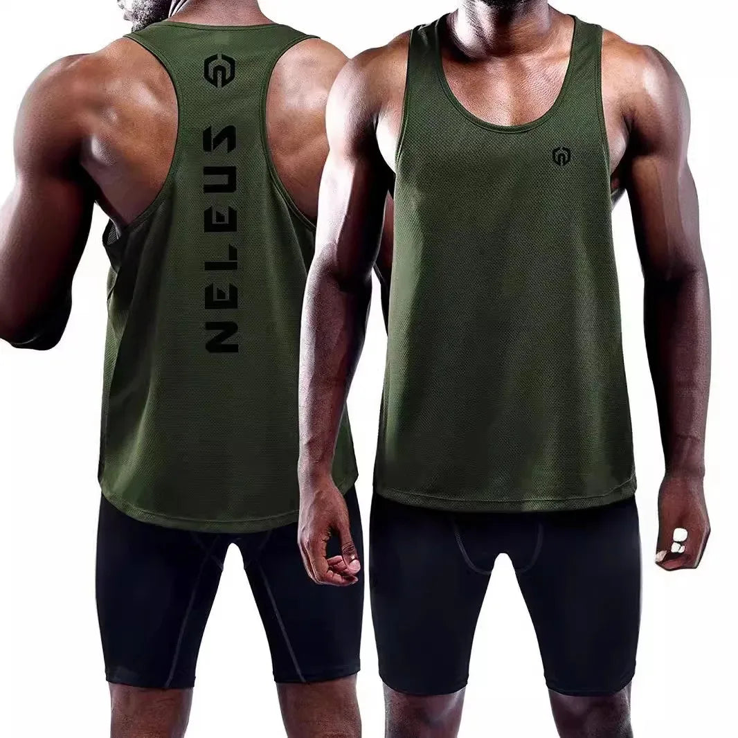 2PCS Adult Men Women Running Outdoor Shirts Tight Gym Tank Top Fitness Sleeveless T-shirts Sport Exercise Basketball Vest Clothe