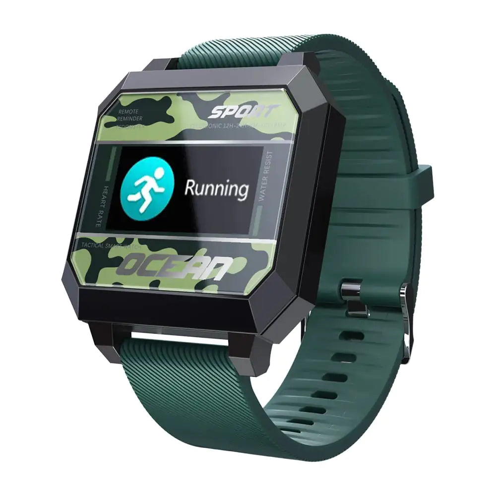 Smart Sports Watch with Heart Rate, BP, and Oximeter