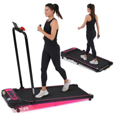 FoldAway 2.5HP Desk Treadmill - Adjustable Incline and Speed