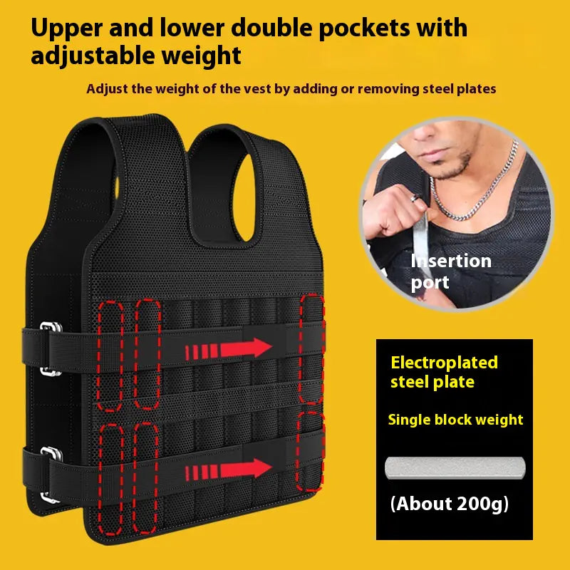 Adjustable Weighted Training Vest