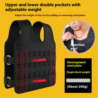 Adjustable Weighted Training Vest