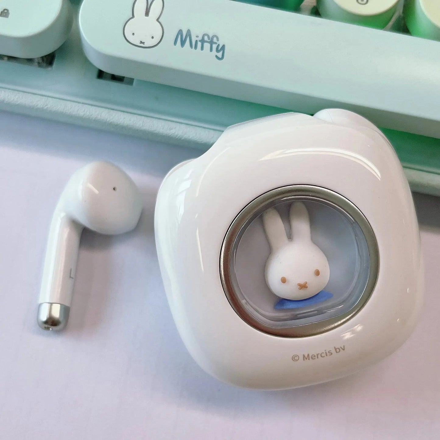 Miffy Bluetooth 5.3 Wireless Earbuds with Touch Control