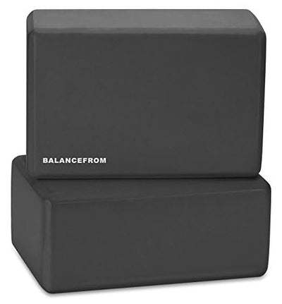 Fitvids Set of 2 High Density Premium - EVA Yoga Blocks, 9"x6"x4" Each