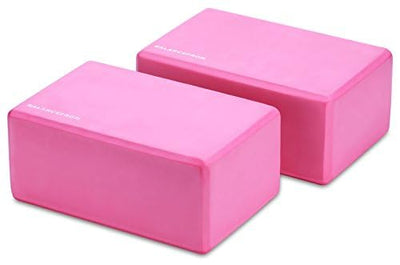 Fitvids Set of 2 High Density Premium - EVA Yoga Blocks, 9"x6"x4" Each