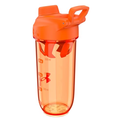 Under Armour UA 24oz Clarity Shaker Bottle Clear/Black OSFA
