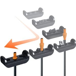 RitFit Single Resistance Exercise Band with Comfortable Handles - Ideal for Physical Therapy, Strength Training, Muscle Toning - Door Anchor and Starter Guide Included