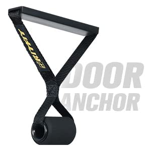 RitFit Single Resistance Exercise Band with Comfortable Handles - Ideal for Physical Therapy, Strength Training, Muscle Toning - Door Anchor and Starter Guide Included