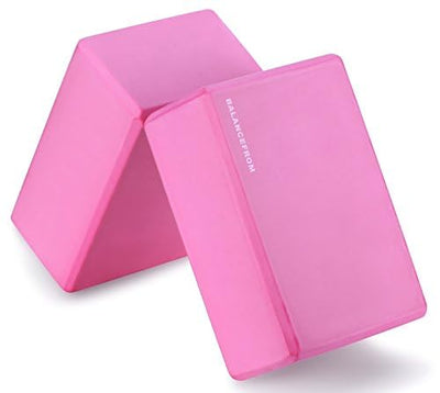 Fitvids Set of 2 High Density Premium - EVA Yoga Blocks, 9"x6"x4" Each