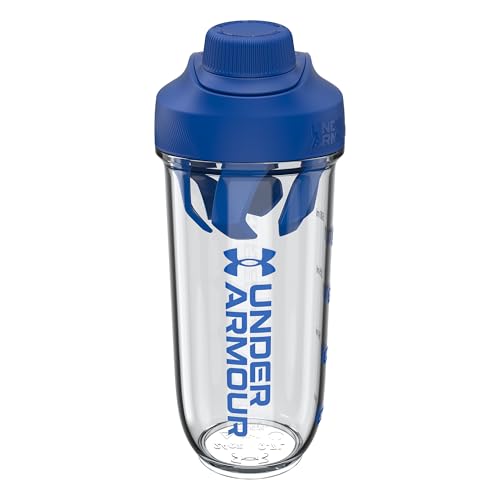 Under Armour UA 24oz Clarity Shaker Bottle Clear/Black OSFA