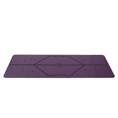 Liforme Original Yoga Mat – Free Yoga Bag Included - Patented Alignment System, Warrior-like Grip, Non-slip, Eco-friendly, sweat-resistant, long, wide, 4.2mm thick mat for comfort