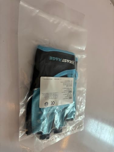 BEAST RAGE Workout Gloves for Men & Women - Fingerless Gym Gloves with Palm Protection, Breathable & Lightweight for Weightlifting, Cycling & Pull Up