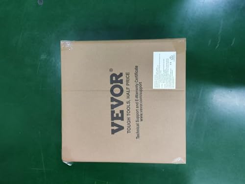 VEVOR 0.56Inch 48sq.ft 12 Tiles Gym Flooring for Home Gym, Rubber Top with High Density EVA Foam, 25 x 25In Gym Floor Exercise Equipment Mats, Interlocking Gym Mats, Puzzle Workout Mats, Black & Gray