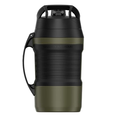 Under Armour Half Gallon Water Bottle Insulated, 64oz Insulated Water Bottle with Handle, Sports Water Jug, Fence Hook, Leak Resistant, for Baseball, Football & More