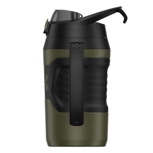 Under Armour Half Gallon Water Bottle Insulated, 64oz Insulated Water Bottle with Handle, Sports Water Jug, Fence Hook, Leak Resistant, for Baseball, Football & More