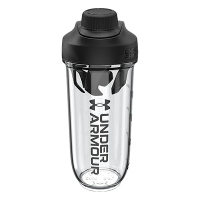 Under Armour UA 24oz Clarity Shaker Bottle Clear/Black OSFA