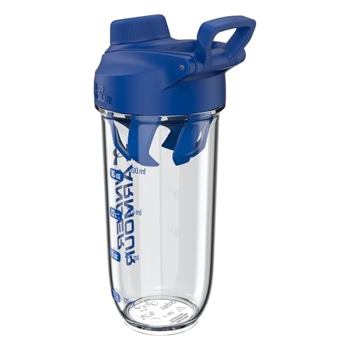 Under Armour UA 24oz Clarity Shaker Bottle Clear/Black OSFA