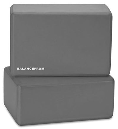 Fitvids Set of 2 High Density Premium - EVA Yoga Blocks, 9"x6"x4" Each