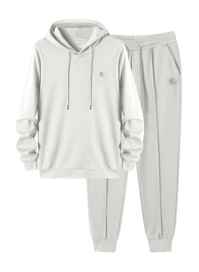 JMIERR Men's 2 Piece Outfits Hoodie Sweatshirt Tracksuit & Joggers Sweatpants Sweatsuit Set