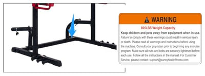 Sunny Health & Fitness Multifunctional Strength Training Home Gym – Complete Workout Equipment with Training Attachments, Optional Squat Stand, Power Rack Cage, Adjustable Incline Bench