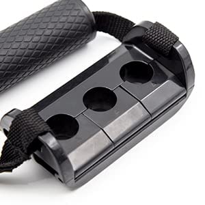 RitFit Single Resistance Exercise Band with Comfortable Handles - Ideal for Physical Therapy, Strength Training, Muscle Toning - Door Anchor and Starter Guide Included