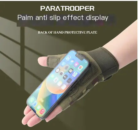 Tactical Gloves, Half-Finger Gloves, Camouflage Gear