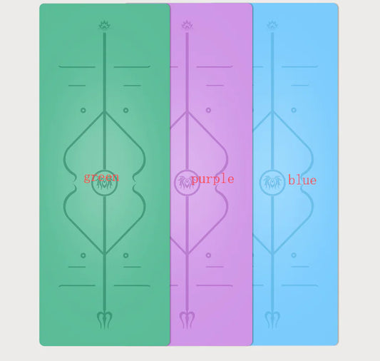 5mm Natural Rubber Suede High-End Non-Slip Yoga Mat