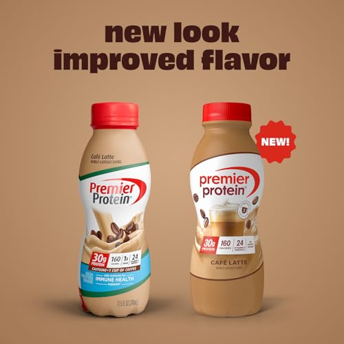 Premier Protein Shake, Chocolate, 30g Protein 1g Sugar 24 Vitamins Minerals Nutrients to Support Immune Health, 11.5 fl oz (Pack of 12)