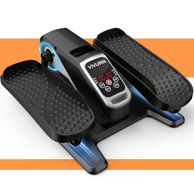 VIVURN-018 Under Desk Elliptical 12 Speed 5 Modes Mini Motorized Leg Exerciser While Sitting for Seniors As Seen on TV with Non-Slip Mat Quiet & Portable Electric Pedal Exerciser for Home and Office