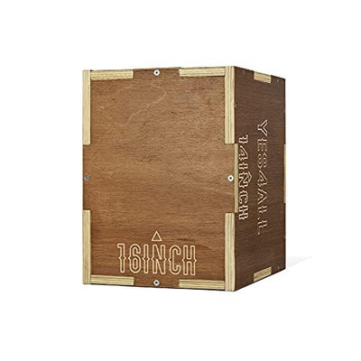 Yes4All Plyo Box, 3-in-1 Wooden Box Jumps for Home Gym, 450 lbs Boxes Step Up with Smooth Edges & Wide Built-in Handles for Jumping, Strength Training, Lunges, Squats, Dips
