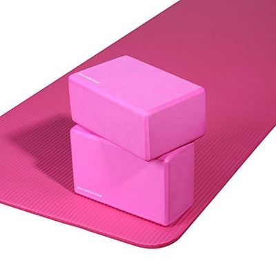 Fitvids Set of 2 High Density Premium - EVA Yoga Blocks, 9"x6"x4" Each