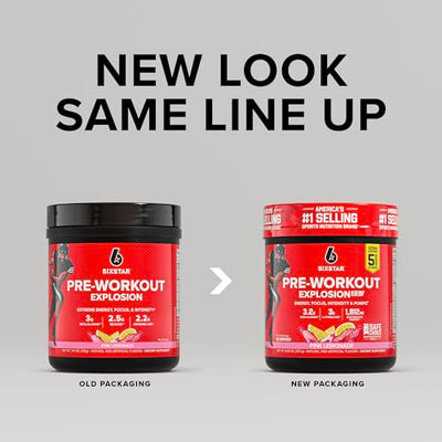 Six Star Pre-Workout Powder for Men & Women, Fruit Punch (30 Servings) - Preworkout Explosion 2.0 Energy Powder Drink Mix with Beta-Alanine & Caffeine - Sports Nutrition Supplement Products