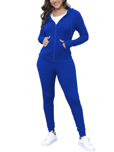 Nimsruc Two Piece Outfits for Women Casual Bodycon Sweatsuits