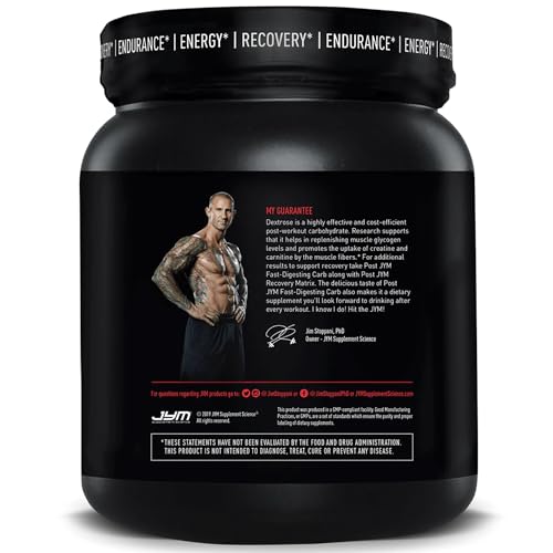 Post JYM Carb Fast Digesting Post Workout Recovery Powder | Pure Dextrose, Glycogen Replenishment, Athletic Performance, Muscle Growth | Rainbow Sherbet 30 Servings