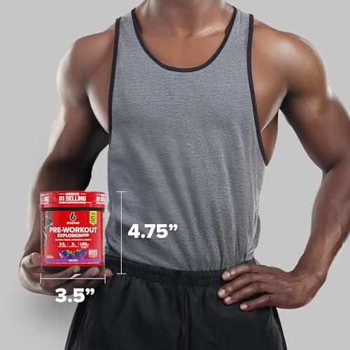 Six Star Pre-Workout Powder for Men & Women, Fruit Punch (30 Servings) - Preworkout Explosion 2.0 Energy Powder Drink Mix with Beta-Alanine & Caffeine - Sports Nutrition Supplement Products