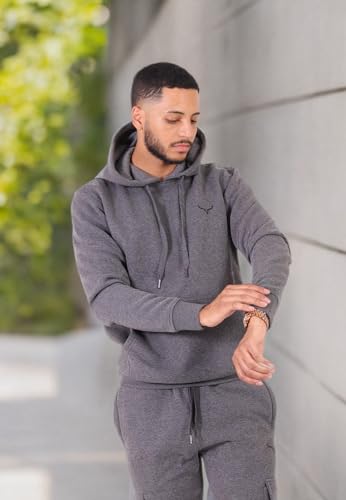 SCREENSHOT Sports Men's Gym Workout Full-Zip Hooded Active Sweatshirt