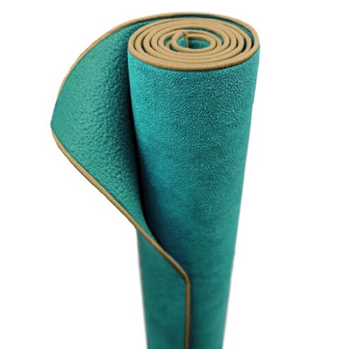 AURORAE Synergy 2in1 Hot Yoga Mat with integrated Non Slip Microfiber Towel. No Slipping No Bunching/Odor Patent Protected, Machine Washable