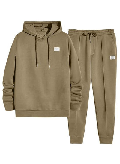 JMIERR Men's 2 Piece Outfits Hoodie Sweatshirt Tracksuit & Joggers Sweatpants Sweatsuit Set