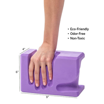 WRIST Buddy® Yoga Blocks 2 Pack | Ergonomic Hand-Shape Reduces and Prevents Wrist Pain | Enhances Comfort, Stability, and Grip Strength | EVA Yoga Accessories Set | Best Gifts
