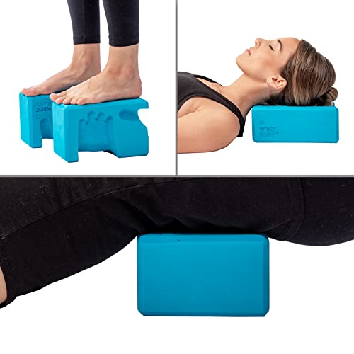 WRIST Buddy® Yoga Blocks 2 Pack | Ergonomic Hand-Shape Reduces and Prevents Wrist Pain | Enhances Comfort, Stability, and Grip Strength | EVA Yoga Accessories Set | Best Gifts