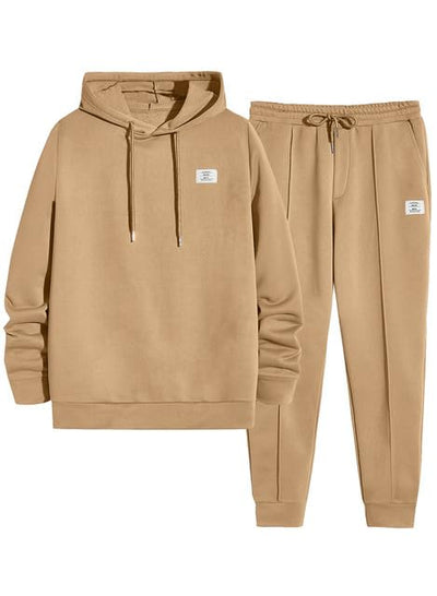 JMIERR Men's 2 Piece Outfits Hoodie Sweatshirt Tracksuit & Joggers Sweatpants Sweatsuit Set