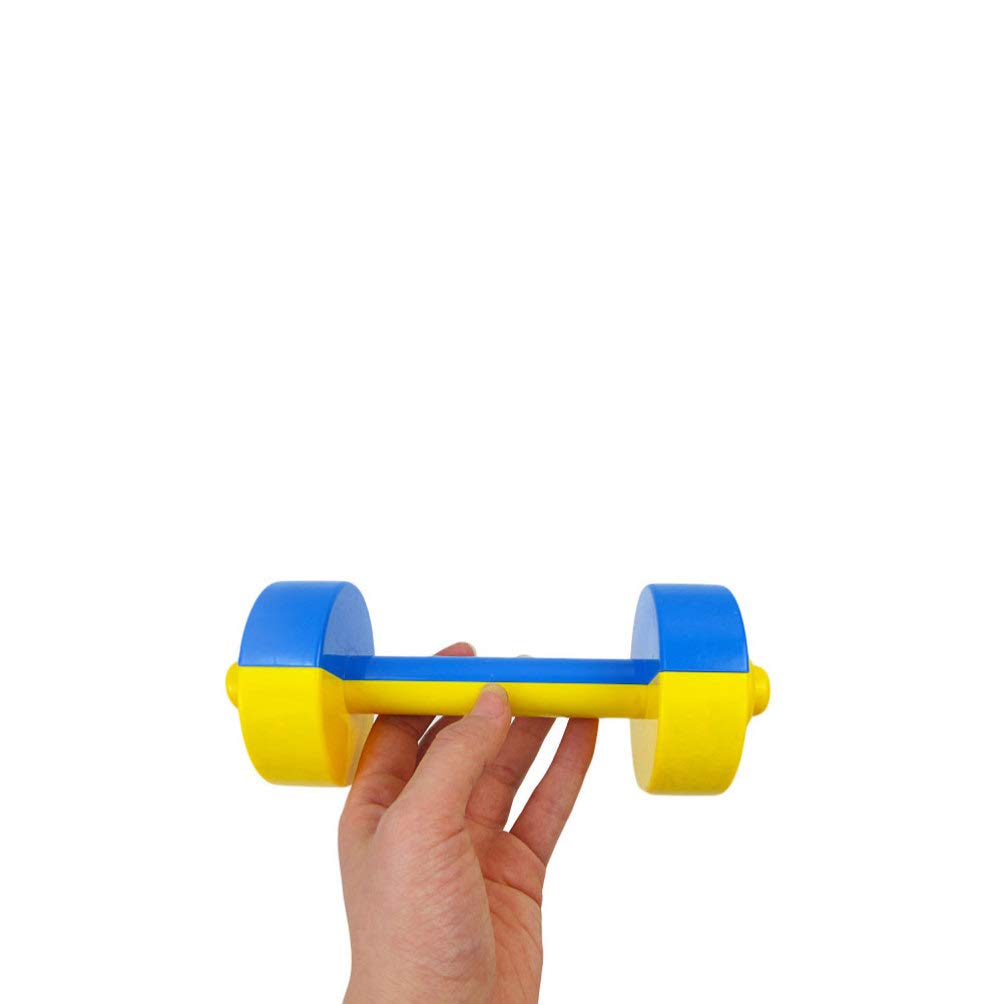 Kids Dumbbell Toy 1 Pair Kids Weight Lifting Set Plastic Dumbbell Toy Gym Sports Workout Equipment for Kids