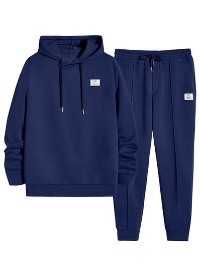 JMIERR Men's 2 Piece Outfits Hoodie Sweatshirt Tracksuit & Joggers Sweatpants Sweatsuit Set