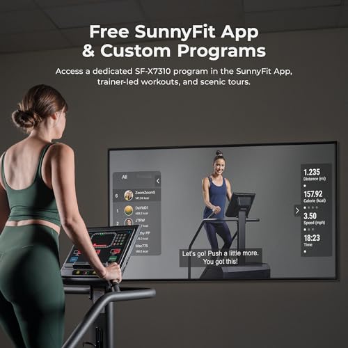 Sunny Health & Fitness Premium High-Intensity Smart Stepper Stair Climber, Commercial Grade, Cardio Workout Programs, Free SunnyFit App Bluetooth Connection, 350-400 LB Weight Capacity