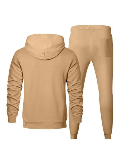 JMIERR Men's 2 Piece Outfits Hoodie Sweatshirt Tracksuit & Joggers Sweatpants Sweatsuit Set