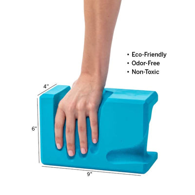 WRIST Buddy® Yoga Blocks 2 Pack | Ergonomic Hand-Shape Reduces and Prevents Wrist Pain | Enhances Comfort, Stability, and Grip Strength | EVA Yoga Accessories Set | Best Gifts