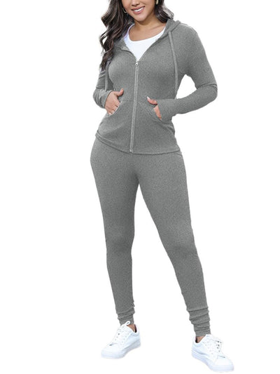 Nimsruc Two Piece Outfits for Women Casual Bodycon Sweatsuits